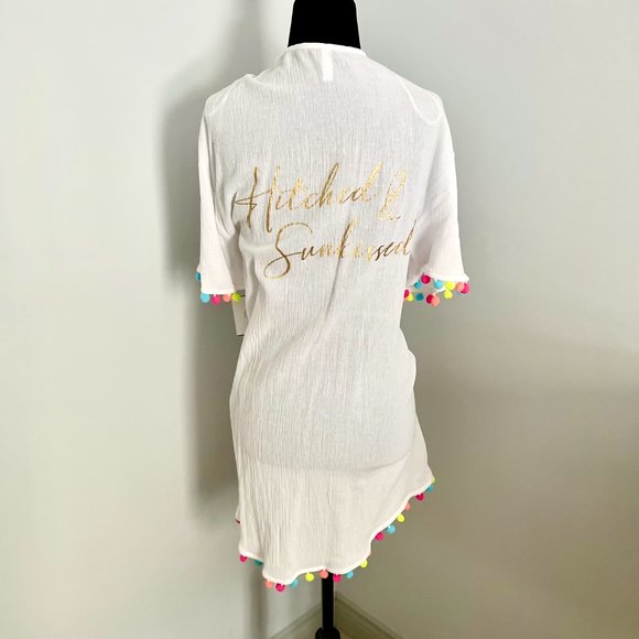 David’s Bridal Kimono beach cover-up - Picture 2 of 5